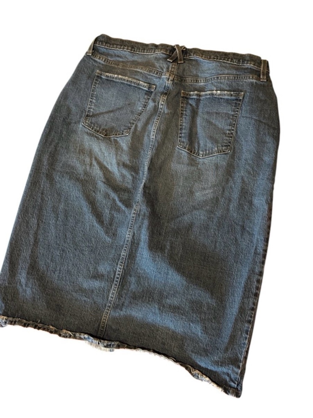 Universal Thread Light Blue Denim Skirt with Front Slit size 16 - Picture 3 of 4